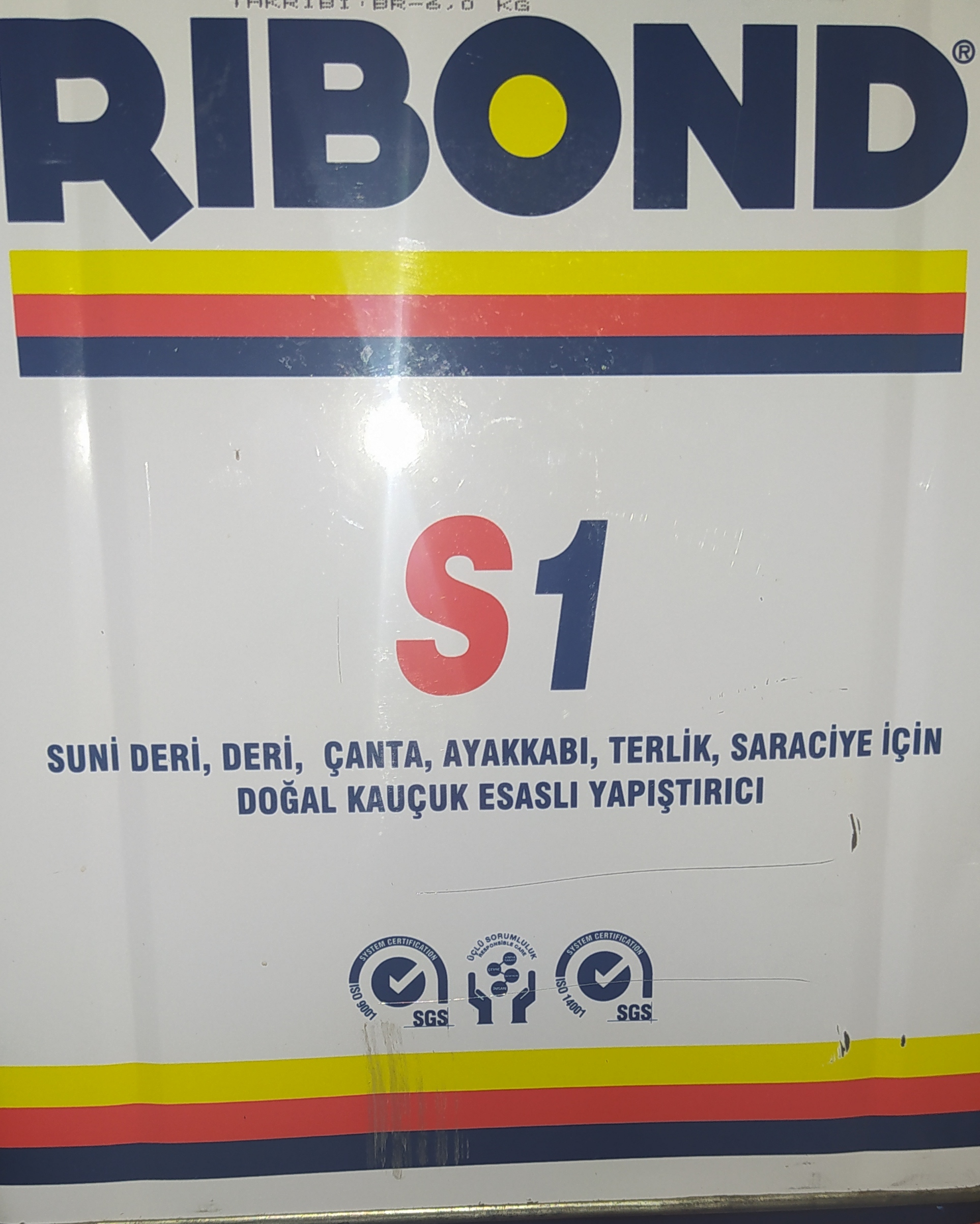 Я НЕТ Клей резиновый Ribond S1-Solusyon Турция 7,5 л 6,0кг