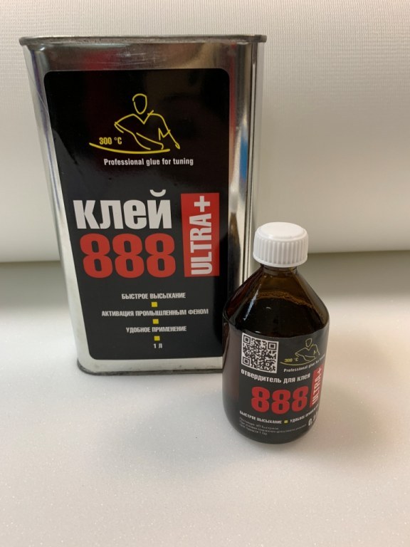 Клей 888 Ultra Plus с отверд 1л