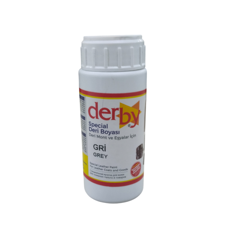 *Краска для кожи Derby Special col-Grey V-100мл (Турция) от магазина Zurnachidi