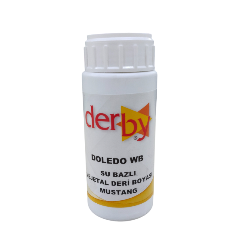*Краска для кожи (для растительного дубления) Derby Doledo WB col-Mustang V-100мл (Турция) от магазина Zurnachidi