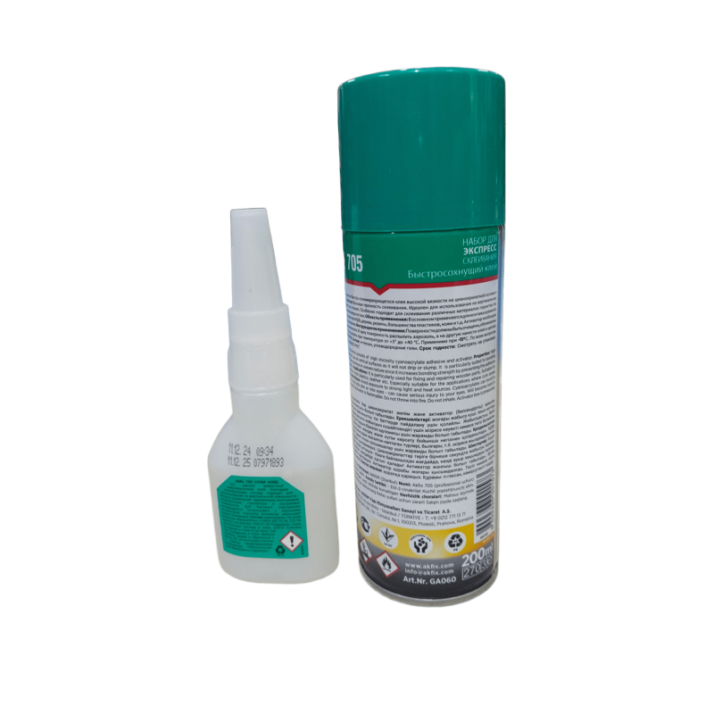 *Клей (двухкомпонентный) Akfix 705 V-200мл (Турция) от магазина Zurnachidi