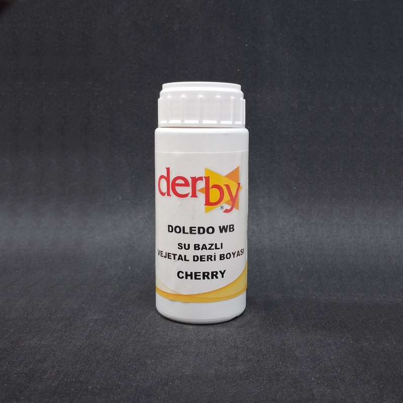 *Краска для кожи (для растительного дубления) Derby Doledo WB col-Cherry V-100мл (Турция) от магазина Zurnachidi