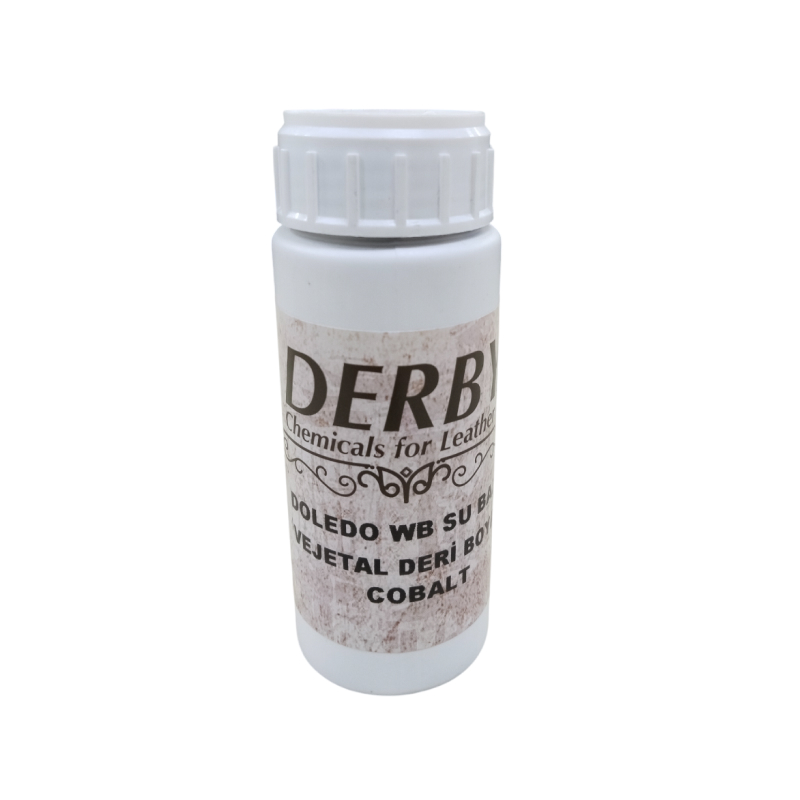 *Краска для кожи (для растительного дубления) Derby Doledo WB col-Cobalt V-100мл (Турция) от магазина Zurnachidi
