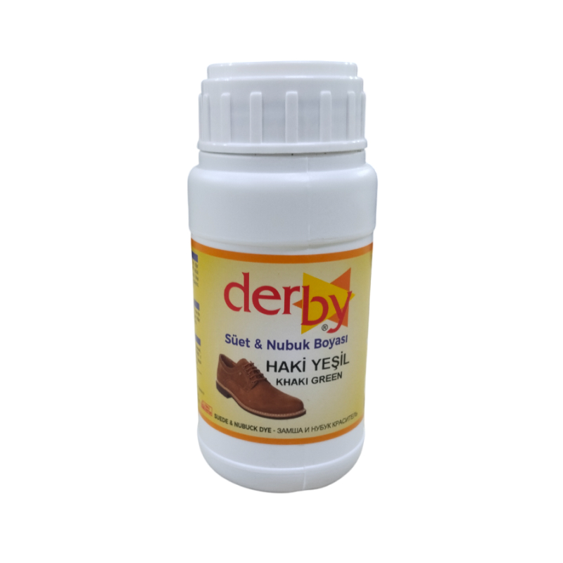 *Краска для замши/нубука Derby col-Khaki Green V-250мл (Турция) от магазина Zurnachidi
